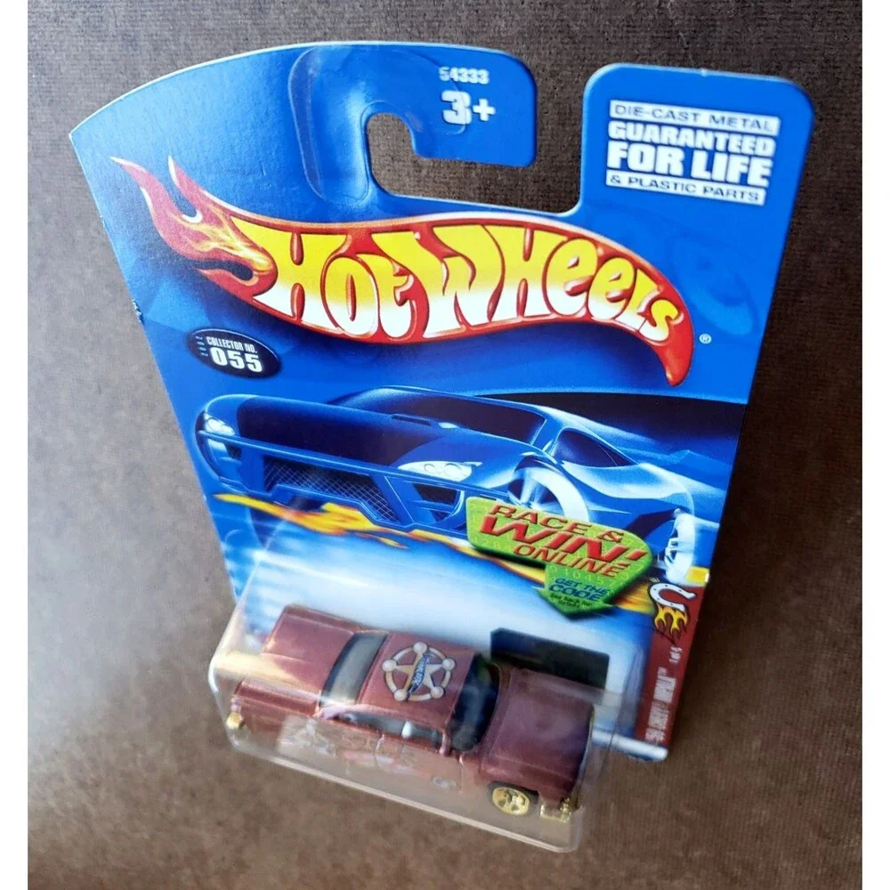 2002 Hot Wheels '59 CHEVY IMPALA Brown #055 Wild Frontier Series 1:64 GOLD 5-SP